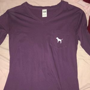 purple long sleeve